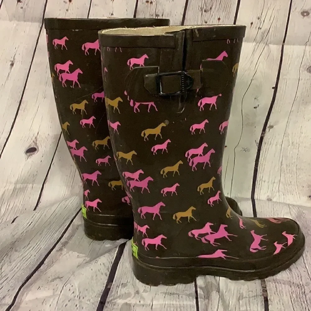 Western Chief - Horse Rain Boots - Size 6